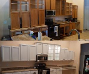 painting contractor Tampa before and after photo 1637072891676_brown-white-cabinets